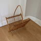 Rattan magazine holders