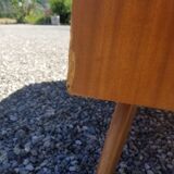 Vintage dresser 4 drawers feet compass - 60s