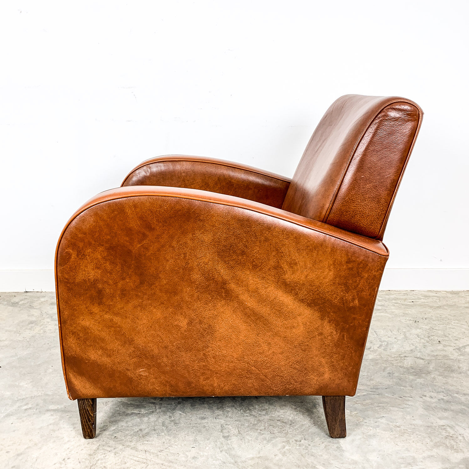 Vintage leather armchair