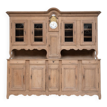 Large Oak 2-Part Buffet, France, 1780s