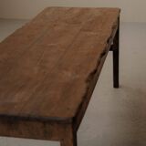 Farm table in solid wood – Auvergne, around 1900