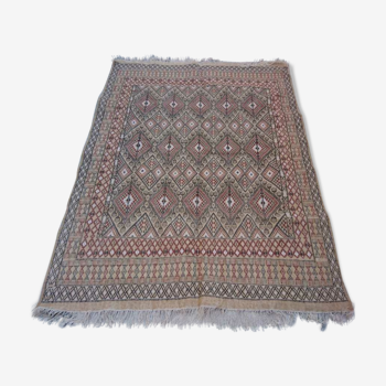 Tapis Kilim multicolore fait main en laine 220x300cm