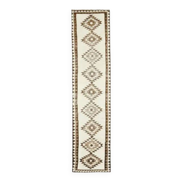 Tapis vintage turc en laine et coton noué à la main, années 1970