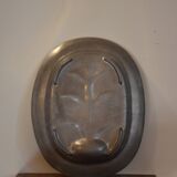 Vintage pewter dish