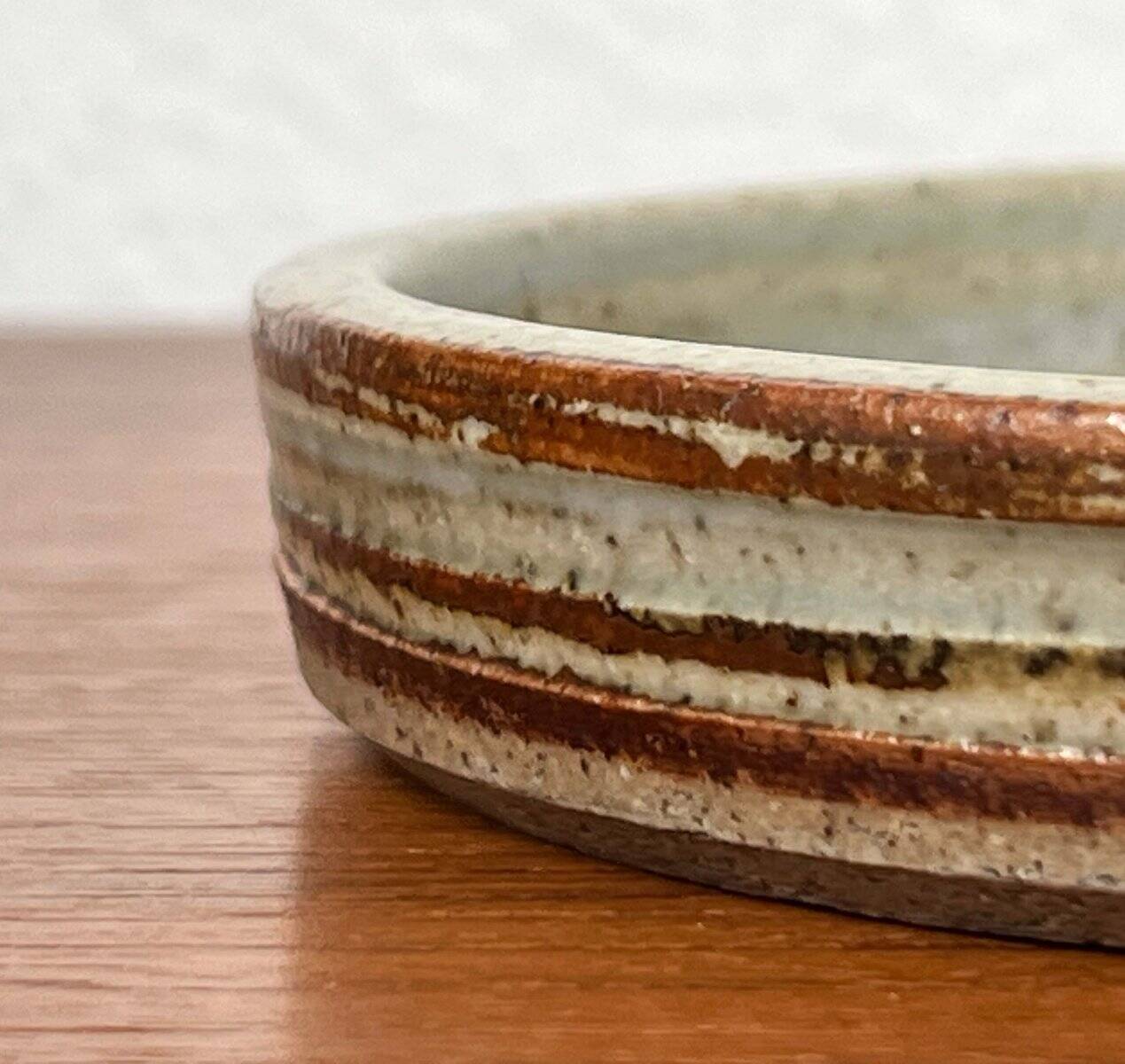 Mid-Century Modern Danish Studio Pottery Bowls by Tue Poulsen for Tue Keramik, 1960s, Set of 2