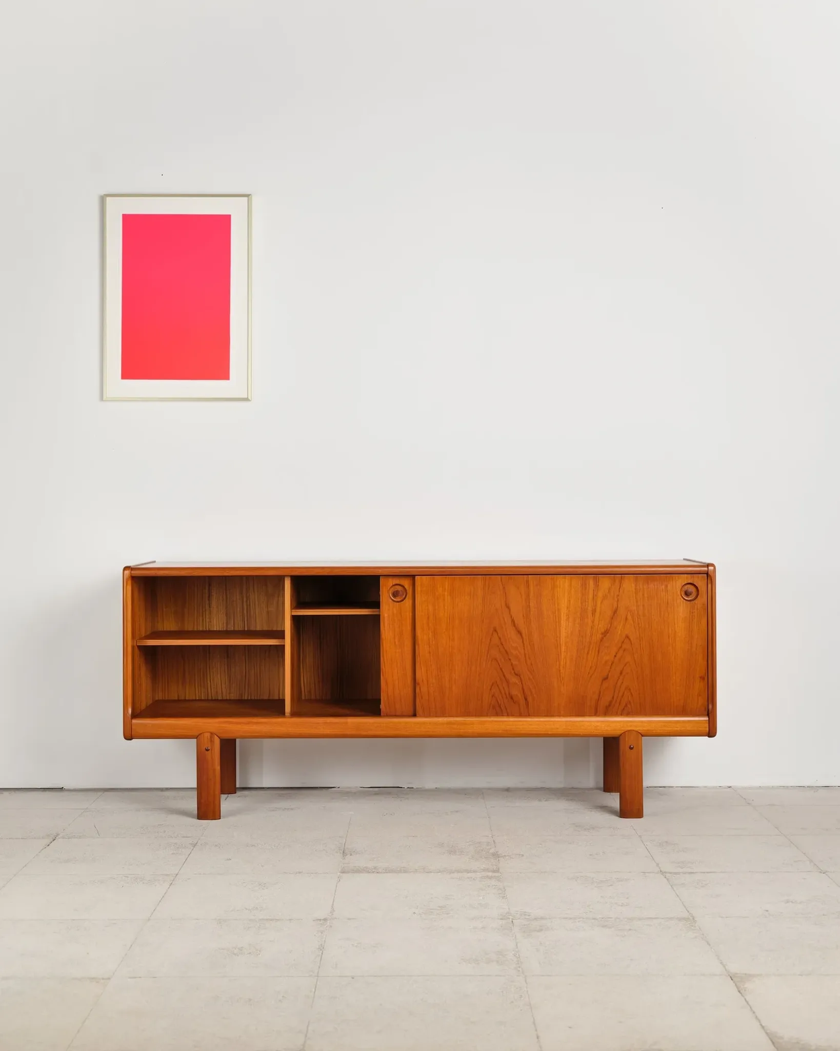 Teak sliding door enfilade by H.W. Klein, Denmark, 1960s