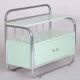 Vintage Bauhaus Cabinet in Chrome-Plated Steel and Lacquered Wood, 1930s