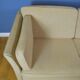 Mid century retro danish stouby style wool 3 seat sofa settee 1980s
