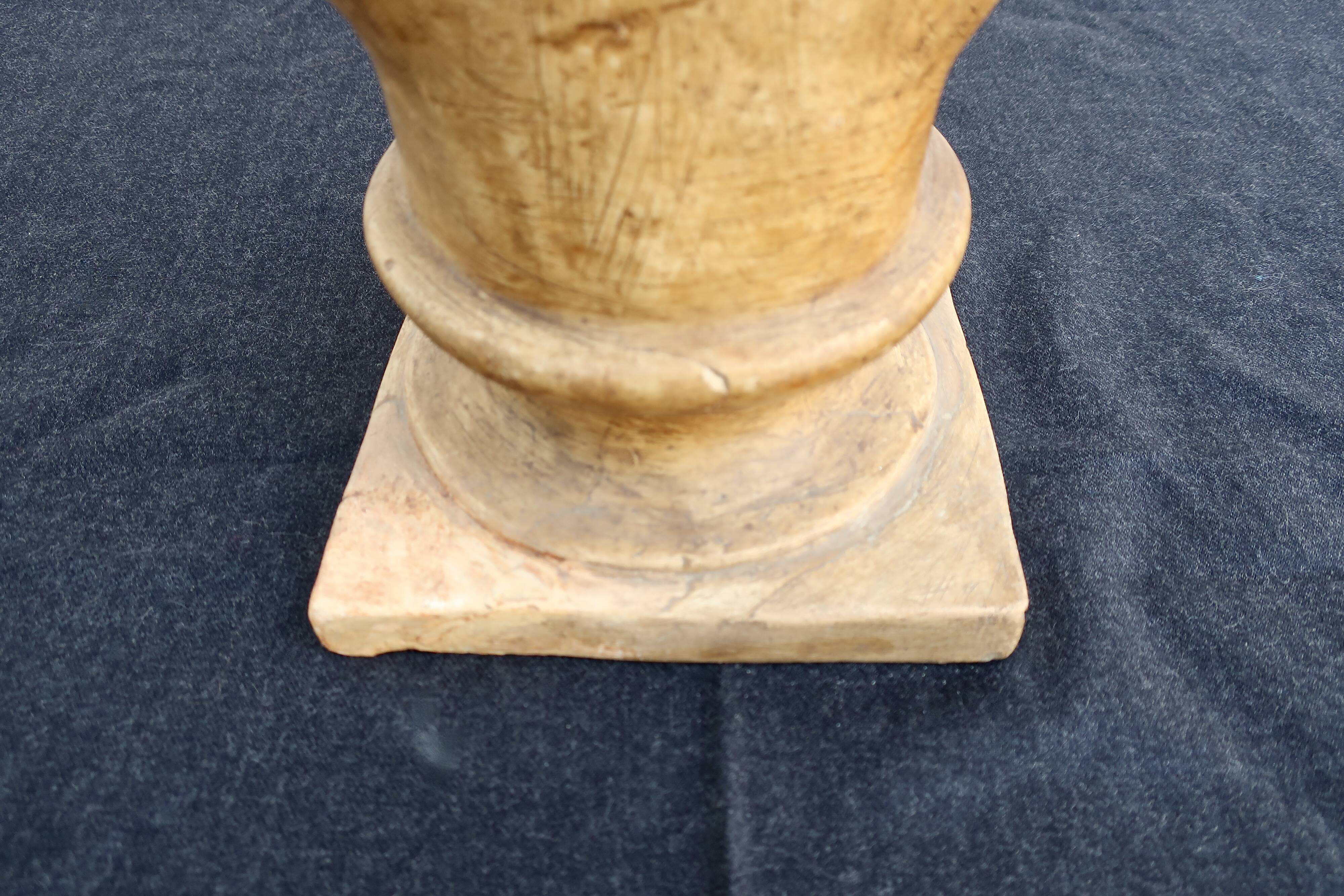 Antique plaster bust after Antonio Canova, "Hebe", circa 1900