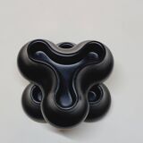 2 Black Candle Holders for 3 Candles Designed by Chris Martin