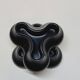 2 Black Candle Holders for 3 Candles Designed by Chris Martin
