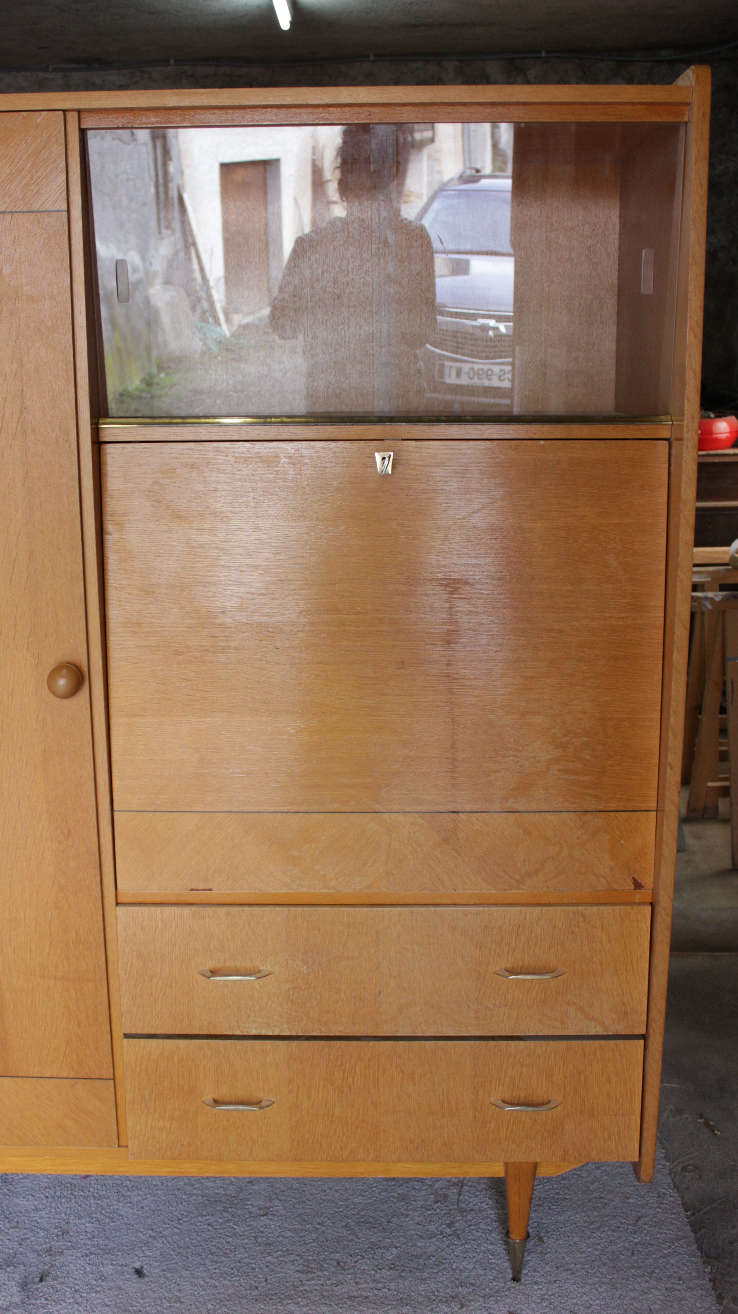 Vintage Secretary Cabinet - 60s