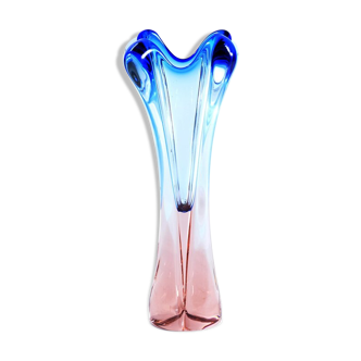 Art Glass Vase by Josef Hospodka, Czechoslovakia 1960s