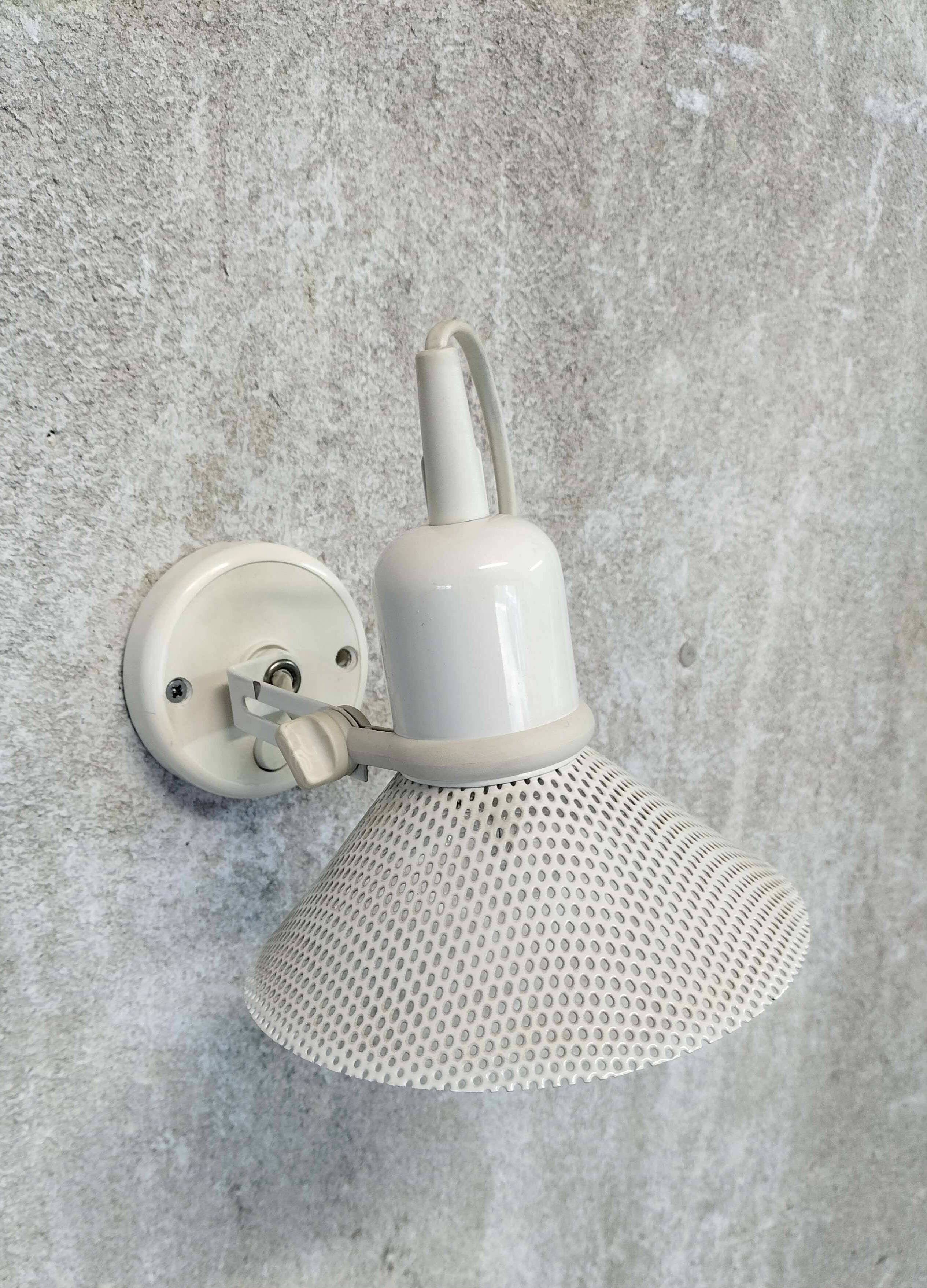 Pair of 80's wall lights.