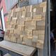 Decorative wall panel in solid oak