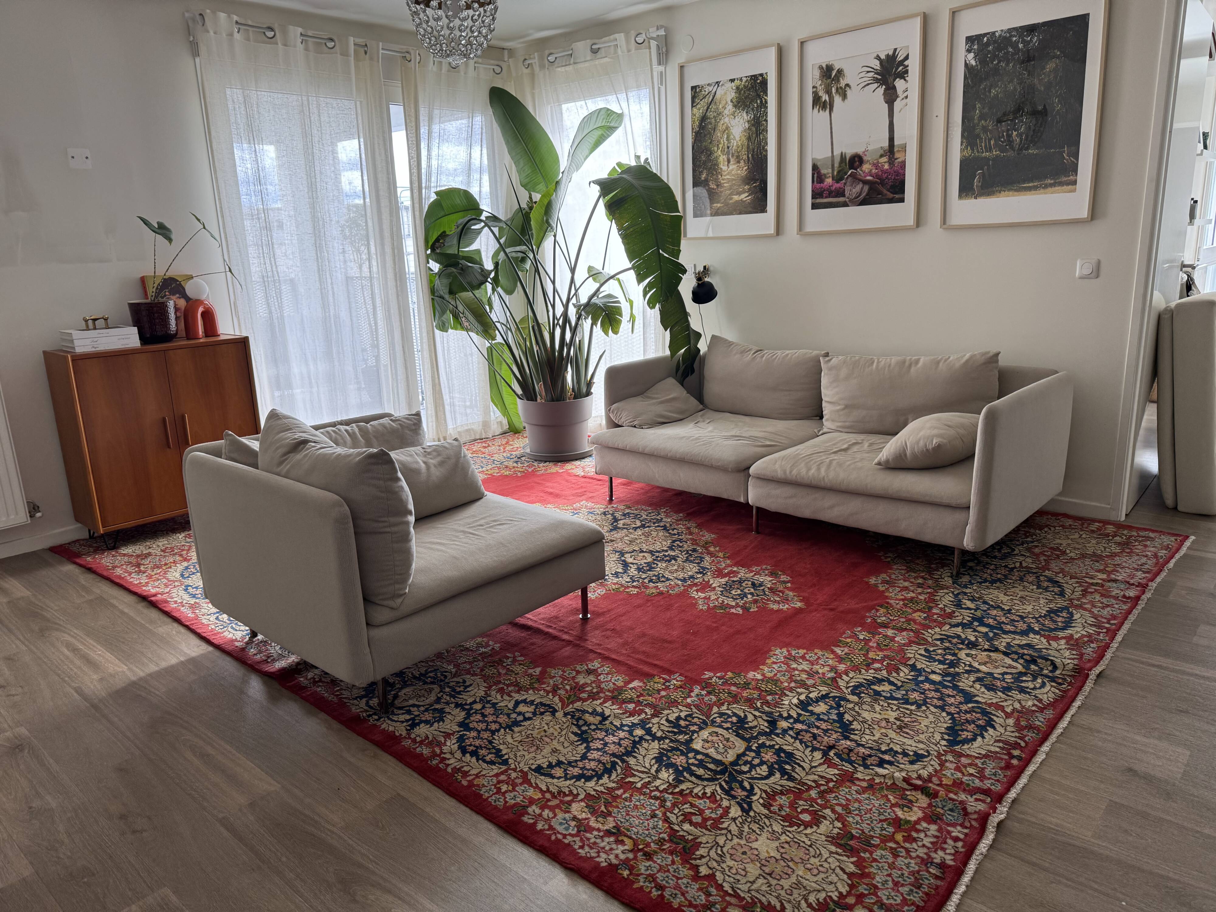 Large hand-knotted Persian Kerman carpet – wool – 402 × 304 cm