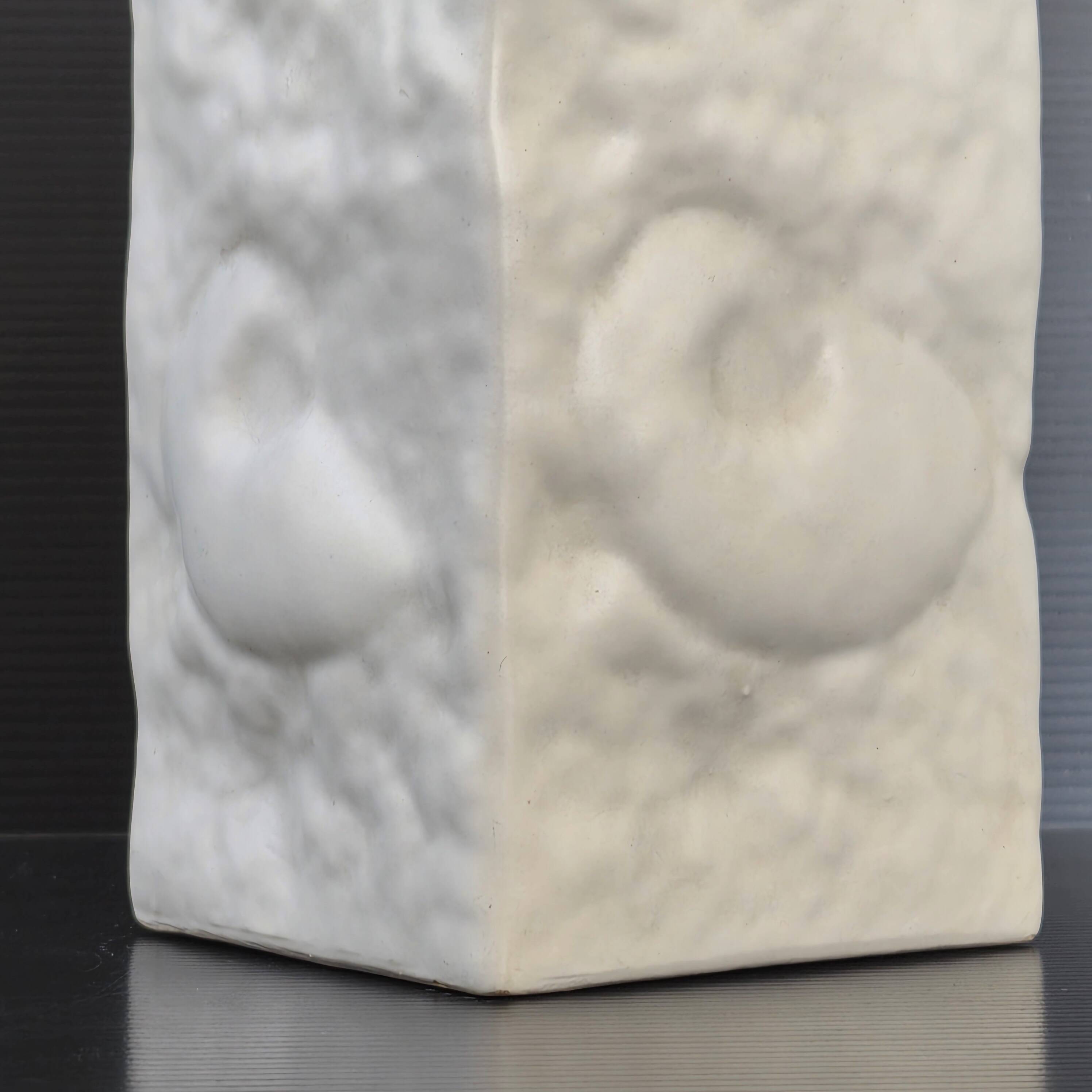 Vintage Italian fossil vase 1960