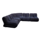 Claudio Vagnoni "Pagru" modular sectional sofa for 1P, 1970s (5 Pieces)