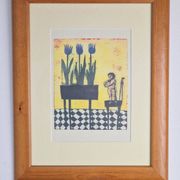 Eliza Kopec, Primavera, 1990s, Lithograph, Framed