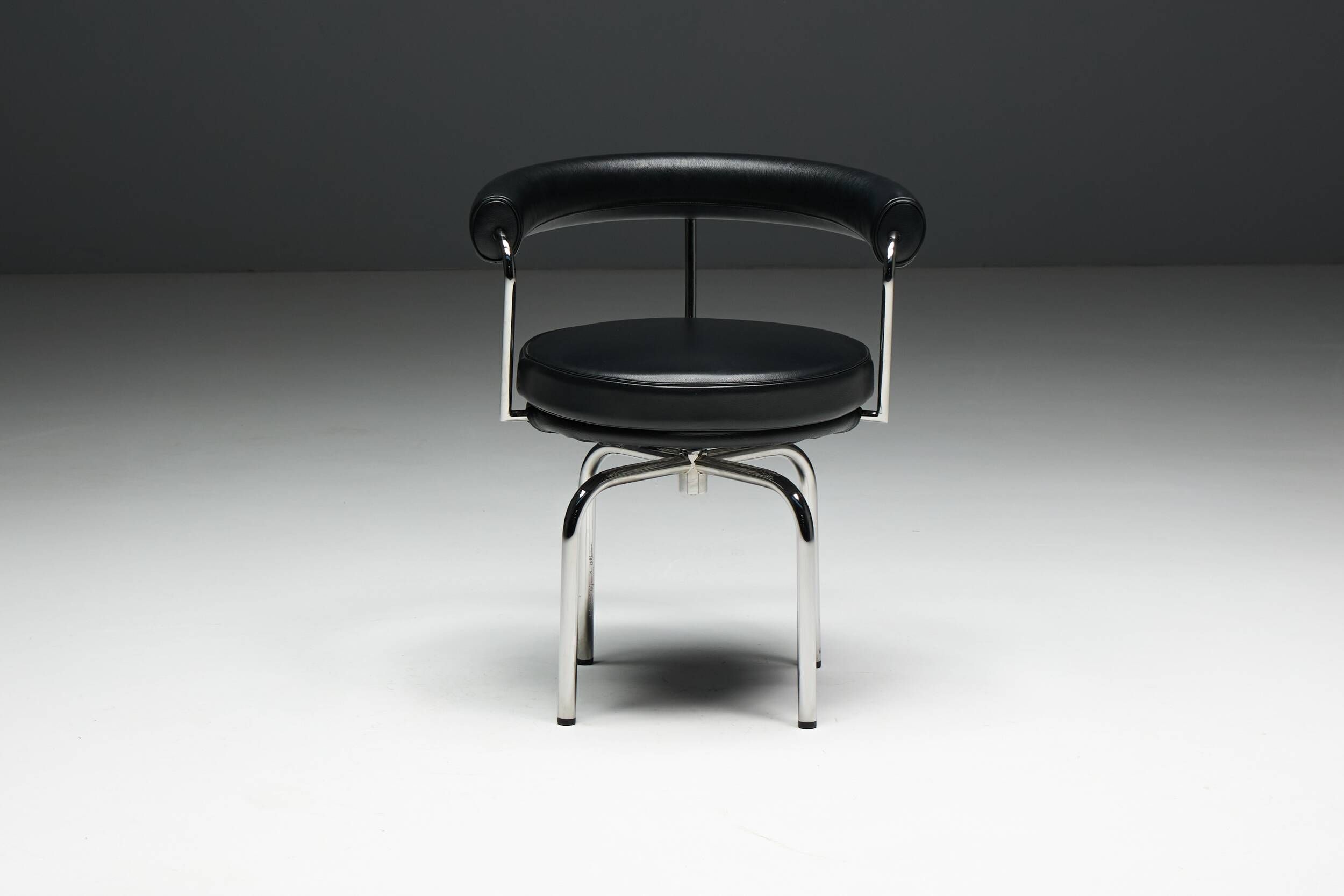 LC7 chairs by Charlotte Perriand, Le Corbusier and Pierre Jeanneret, 1980s