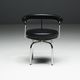 LC7 chairs by Charlotte Perriand, Le Corbusier and Pierre Jeanneret, 1980s
