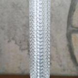 Lampe  à poser verre er metal chrome 1970's