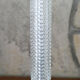 Table lamp glass er metal chrome 1970's