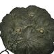 Art Nouveau platter, metal, Poland, 1950s.