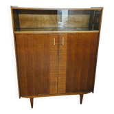 Vintage wooden display cabinet