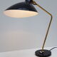 Black office vintage lamp by Jean Boris Lacroix - 1965