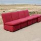 5-seater modular sofa, France, late 1970s.