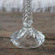 Glass candle holder