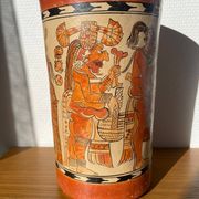 Reproduction artisanale vase / poterie maya