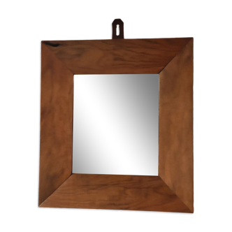 Teak mirror