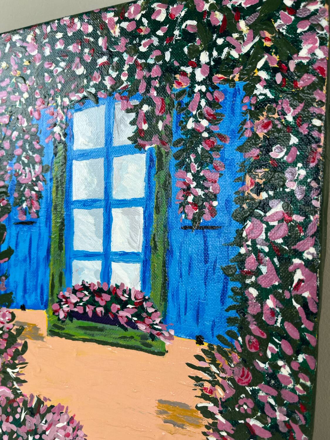 Colored oil painting