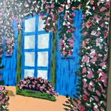 Colored oil painting