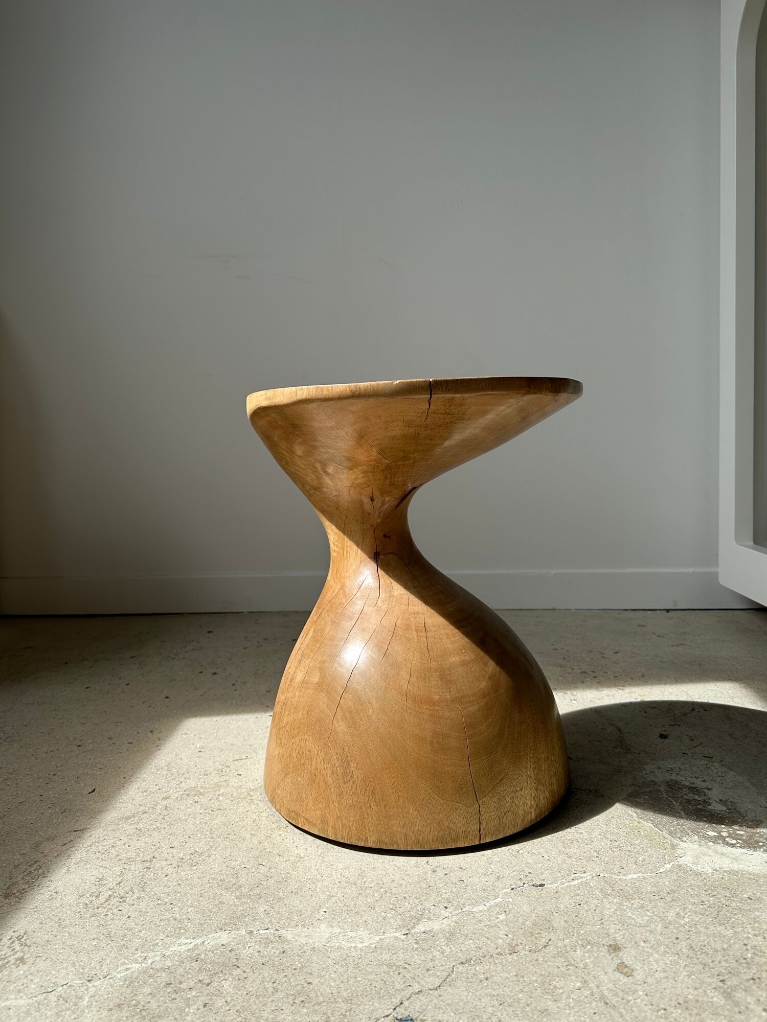 Solid wood sofa end