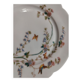 6 art nouveau dessert plates