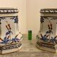 Pair of Kutani Eisen Vases - Porcelain - Showa Period (1926-1989)