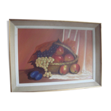 painting on canva, fruits