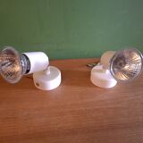 Two spotlights, wall lights, vintage 90s