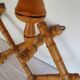 Wooden wall coat rack