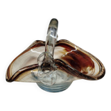 Jean Claude Novaro Glass Fruit Basket