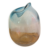 Bubble glass vase