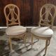 Paire de chaises Louis XVI