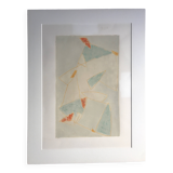 Georges FERRATO, Roussillon, 1991. Pencil and gouache, hand-signed