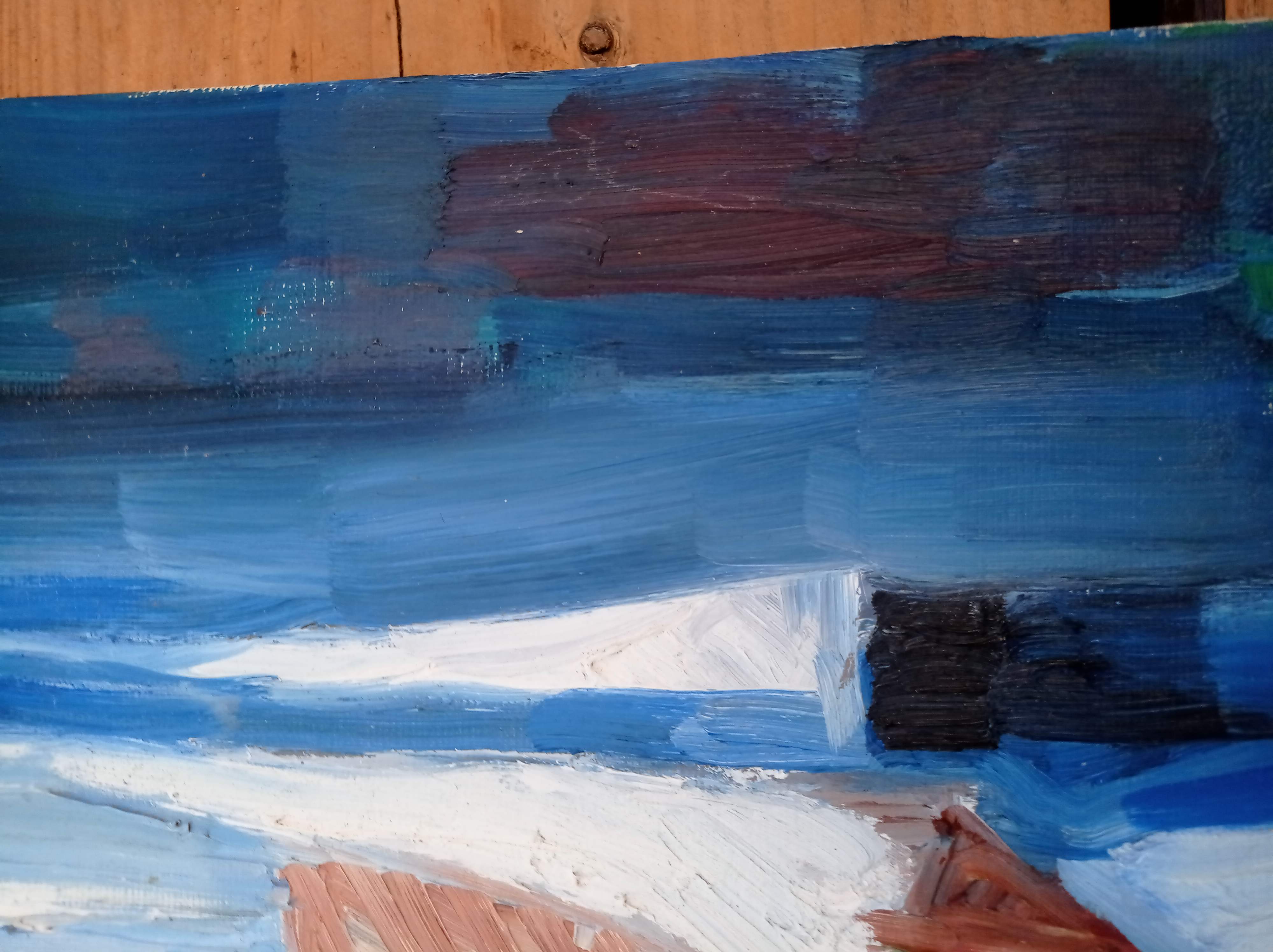 Old marine canvas