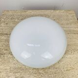 Regent vintage half-sphere opaline ball wall lamp