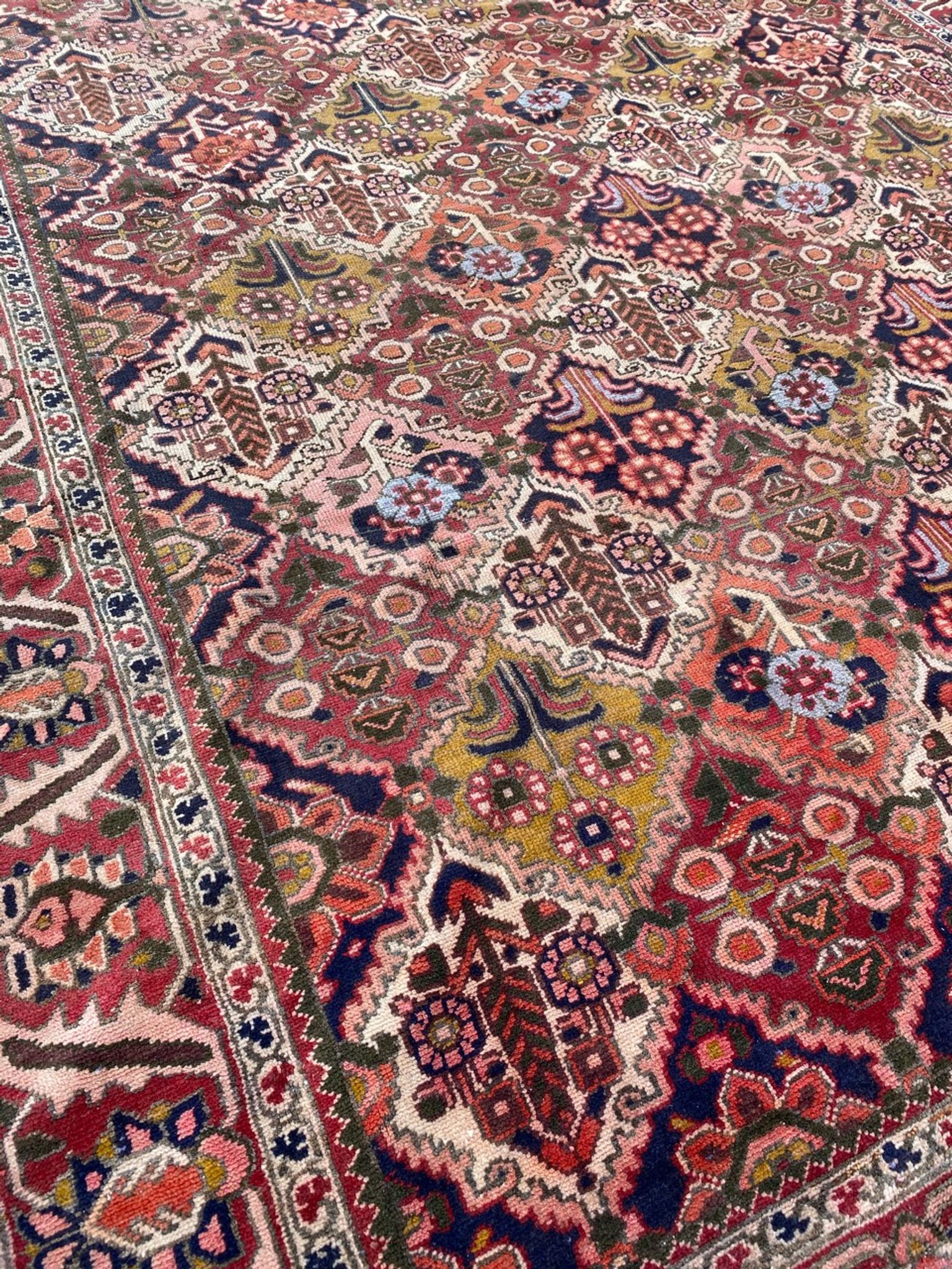 Tapis vintage persan Bakhtiar 210x296 cm