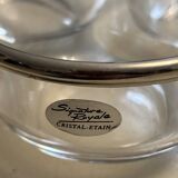 Royal signature pewter and crystal servant